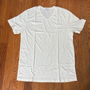 COTTON CITIZEN Classic V-Neck Tee‎ Bone Men's S NWT